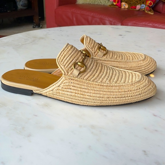COPY - Gucci men’s straw slippers size 10 - Picture 5 of 10